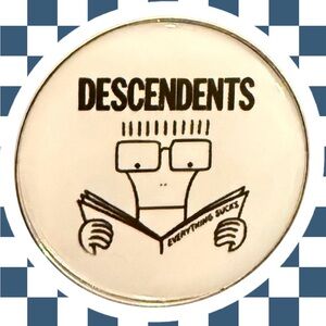 Descendents "Everything Sucks" enamel pin. *Rare* 1.1 inch